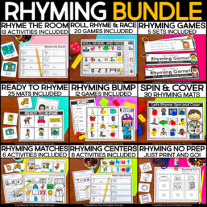 Paquete de Rimas Rhyming Activity Bundle