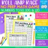 Roll and Race Numbers to 50, 100, and 120