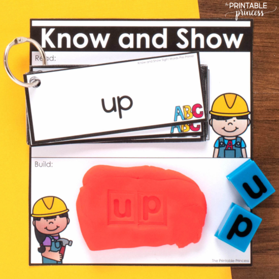 Fun sight word activities that are easy to prep and engaging for students - and are WAY more fun than just memorizing from flashcards! These hands-on sight word activities are perfect for PreK, Kindergarten, and First Grade students. Plus an EDITABLE sight word freebie that will help you monitor and track student progress.