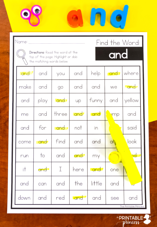 Fun sight word activities that are easy to prep and engaging for students - and are WAY more fun than just memorizing from flashcards! These hands-on sight word activities are perfect for PreK, Kindergarten, and First Grade students. Plus an EDITABLE sight word freebie that will help you monitor and track student progress.