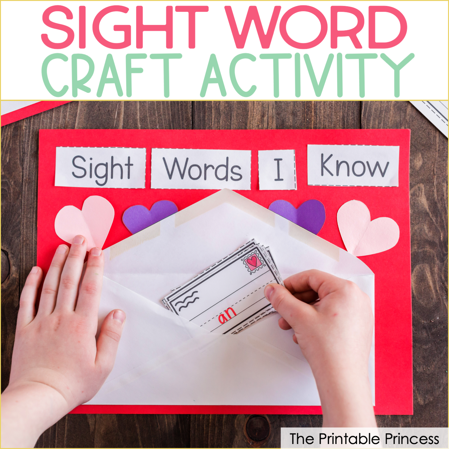 Valentine Sight Word Craft