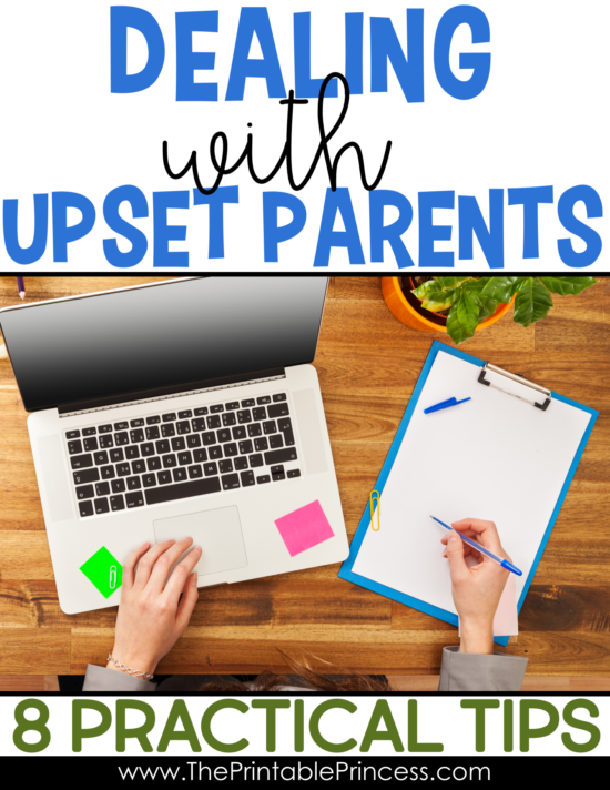 Dealing with upset parents is one of the hardest parts of being a teacher. But you don't need to fear them if you have the tools to diffuse these situations and turn them into an opportunity to problem solve as a team. Here are some tips to help you interact with upset parents successfully and professionally. These are great for parent teacher conferences or even over the phone. 