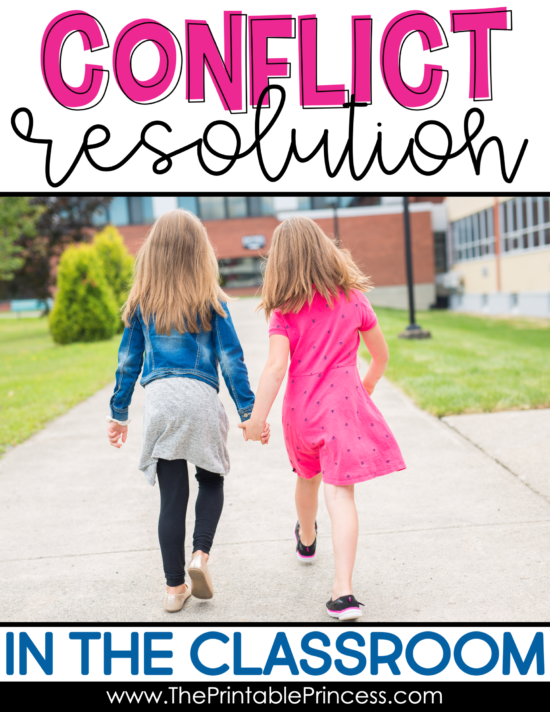 Dealing with classroom conflict on a daily basis can be time consuming and disruptive, taking the focus off of our most important objective: learning. And while it’s not likely anyone’s favorite, teaching conflict resolution in the classroom is an important part of our work. Here are five strategies you can use for handling conflict resolution in your Kindergarten, First Grade, or Second Grade classroom. 