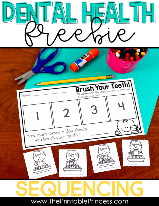 Check out this list of Dental Health read alouds. You'll find tons of great fiction and nonfiction options for your PreK, Kindergarten, or First Grade classroom. Be sure to download the How to Brush Your Teeth sequencing freebie. The picture cards and no prep page make for an easy dental health lesson that your early primary students will LOVE!