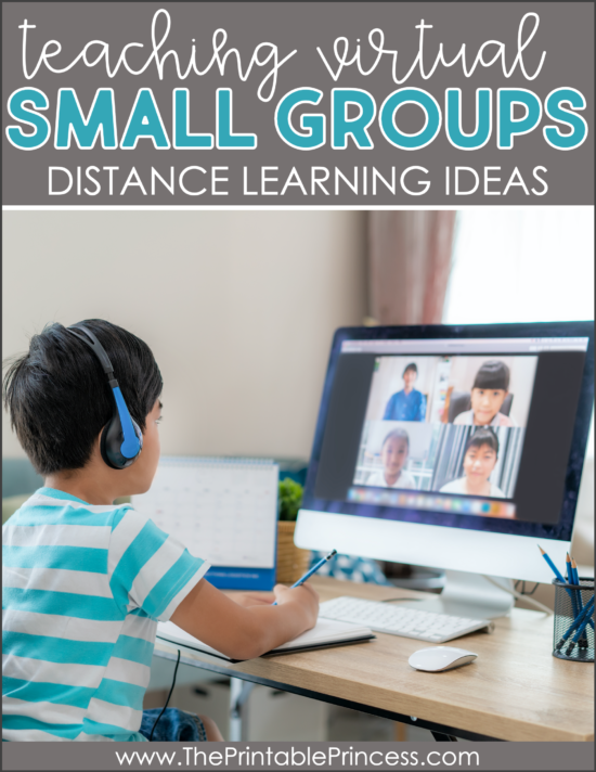 Small Group Ideas for Kindergarten Virtual Learning