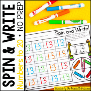 Spin and Write {Number Formation}