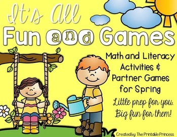 Spring Activities and Partner Games for Kindergarten