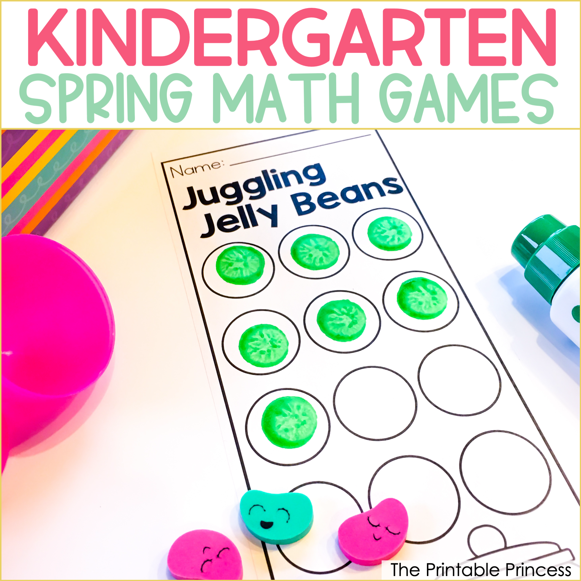 Spring Math Games for Kindergarten