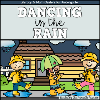 Spring and Weather Centers for Kindergarten {Math & Literacy Centers}