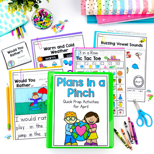 Emergency Sub Plans for Kindergarten Bundle | No Prep Sub Plans - Image 2