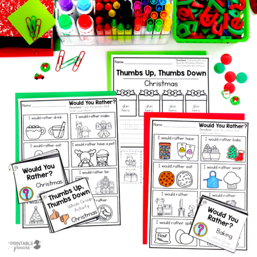 December Emergency Sub Plans for Kindergarten - Image 4