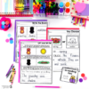 February Writing Centers for Kindergarten