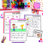 February Writing Centers for Kindergarten