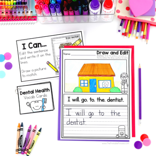 February Writing Centers for Kindergarten