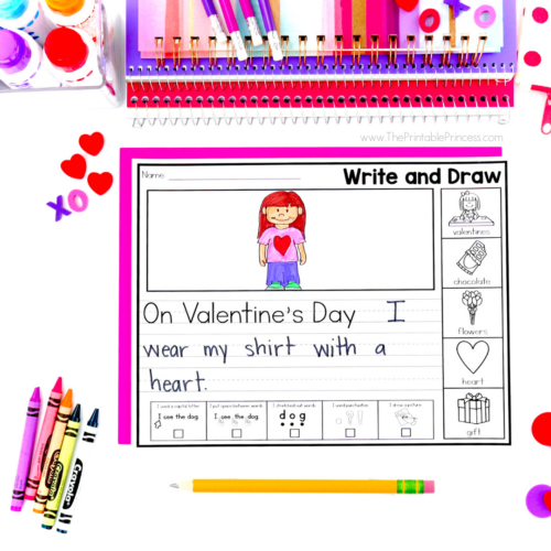February Writing Prompts for Kindergarten