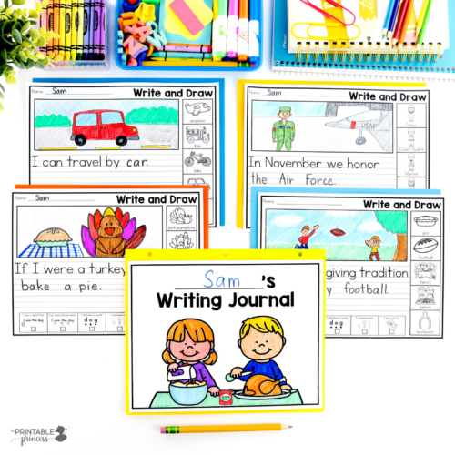 November Writing Prompts for Kindergarten - Image 2