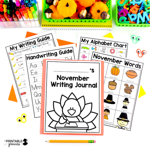November Writing Centers for Kindergarten - Image 2