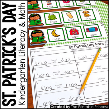 St. Patrick’s Day Centers {Math and Literacy Activities for Kindergarten}