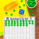 St. Patrick's Day numbers to 100 freebie