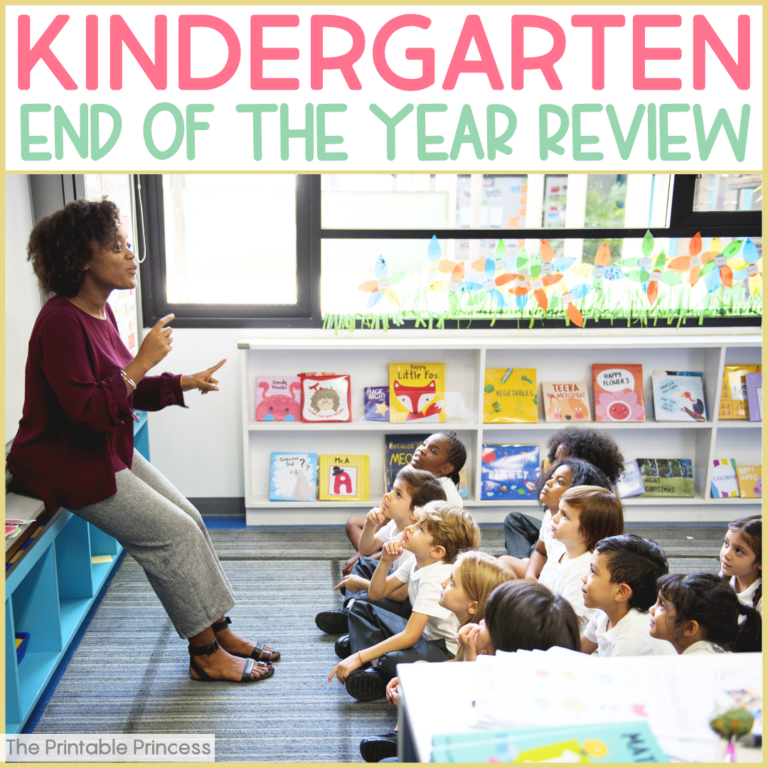 Strategies for End of Year Review in Kindergarten