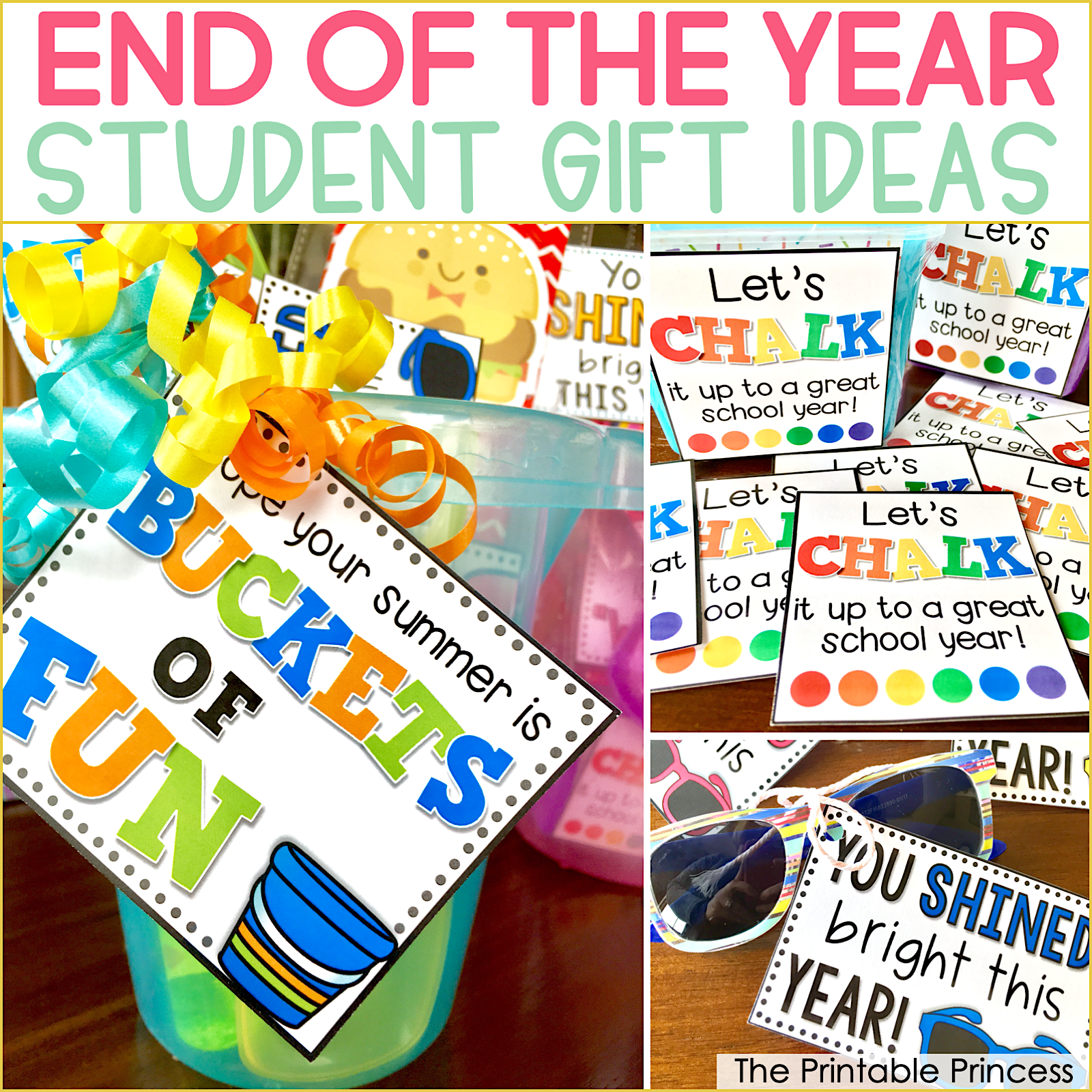 Easy End of the Year Gifts for Students {FREE Gift Tags}