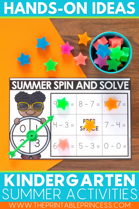 Summer spin and solve freebie