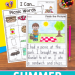 Summer writing centers for kindergarten
