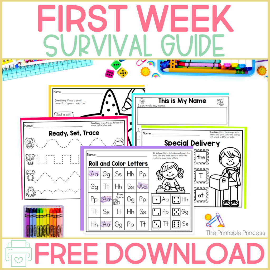 Survival Guide for the First Week of Kindergarten
