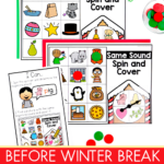 kindergarten morning tub activities for the week before winter break