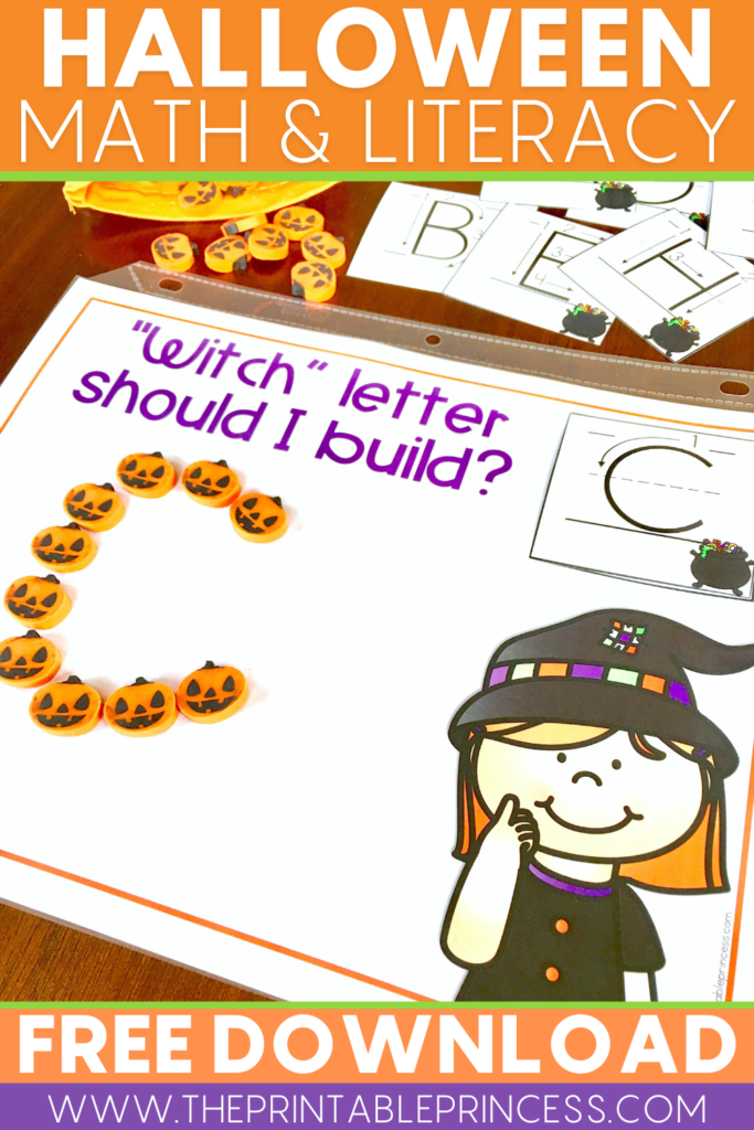 Halloween Math and Literacy Freebie