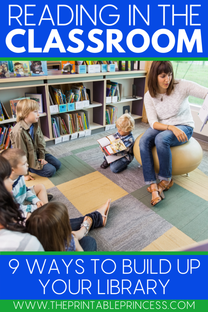 9 Ways to Build Your Classroom Library