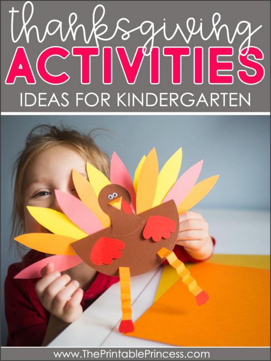 Thanksgiving activities for kindergarten