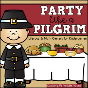Thanksgiving Centers for Kindergarten | Math & Literacy