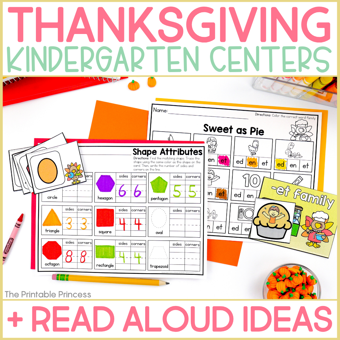 November Activities for Kindergarten