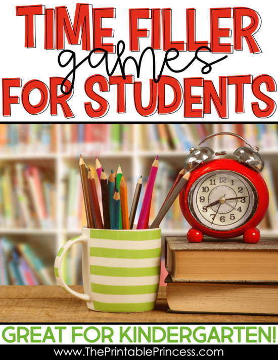 Don't you hate those awkward few minutes between activities we all have with our students? You don't have time to do any real work, but you want some sort of constructive activity to keep your kids busy so they don't crack up. Here are 17 fun time filler games for Kindergarten that will keep your students engaged and learning too! They require no prep and are loads of fun for Kindergarten and First Grade students!