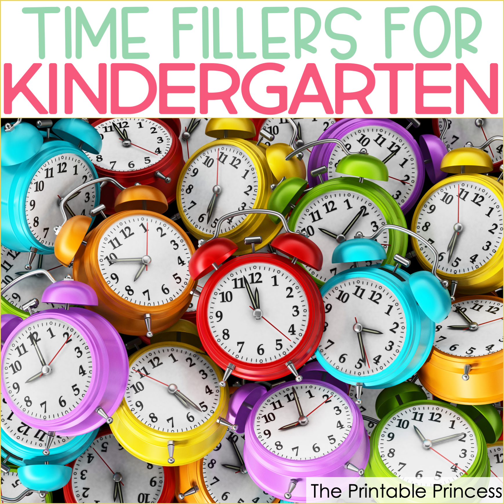 Quick Time Filler Games for Kindergarten