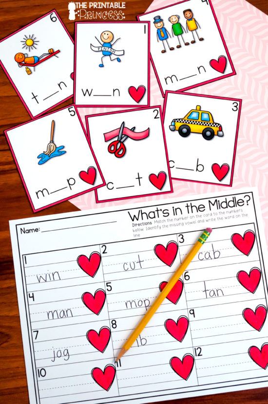 Are you looking for hands-on and engaging activities to bring Valentine's Day into your Kindergarten classroom? Then you will love the Valentine's Day centers for Kindergarten shared in this blog post. There's math and literacy included and they were designed with Kindergarten skills in mind. Also included in this blog post is a super fun numbers to 100 FREEBIE that's perfect for Valentine's Day in Kindergarten! Click through to download your copy!