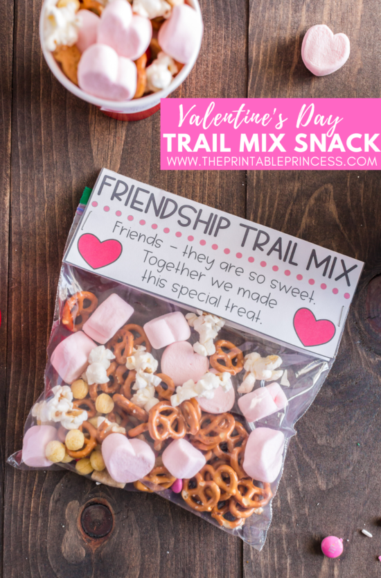 Valentine's Day Snack Mix with Printable - The Shirley Journey