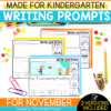 November Writing Pages