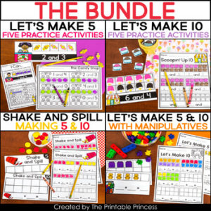 Ways to Make 5 / Ways to Make 10 BUNDLE