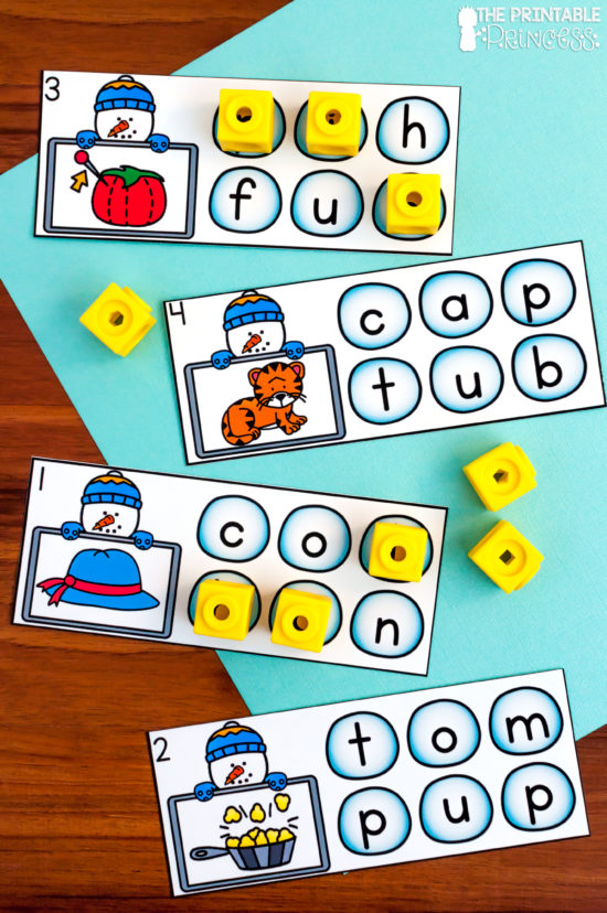 Are you looking for hands-on and engaging activities to keep your Kindergarteners learning during the winter months? Then you will love the winter activities for Kindergarten in this blog post. There's math and literacy included and they were designed with Kindergarten skills in mind. Also included in this blog post is an interactive onset and rime FREEBIE that's perfect for winter! Click through to download your copy!
