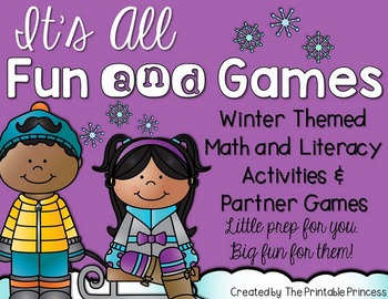 Winter Activities {Math and Literacy for Kindergarten}