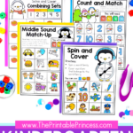 winter literacy and math activities for kindergarten