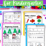 winter worksheets for kindergarten