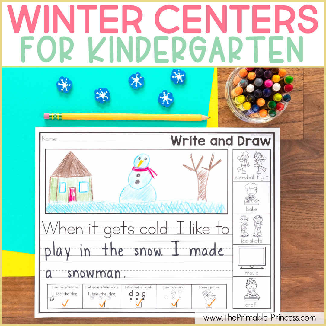 Winter Centers for Kindergarten