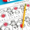 Winter NO PREP Pages {Literacy and Math Activities for Kindergarten} - Image 3