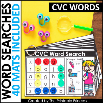 Word Searches | CVC Activities