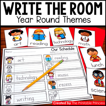 Write the Room Year Round Themes {22 Activities Included}