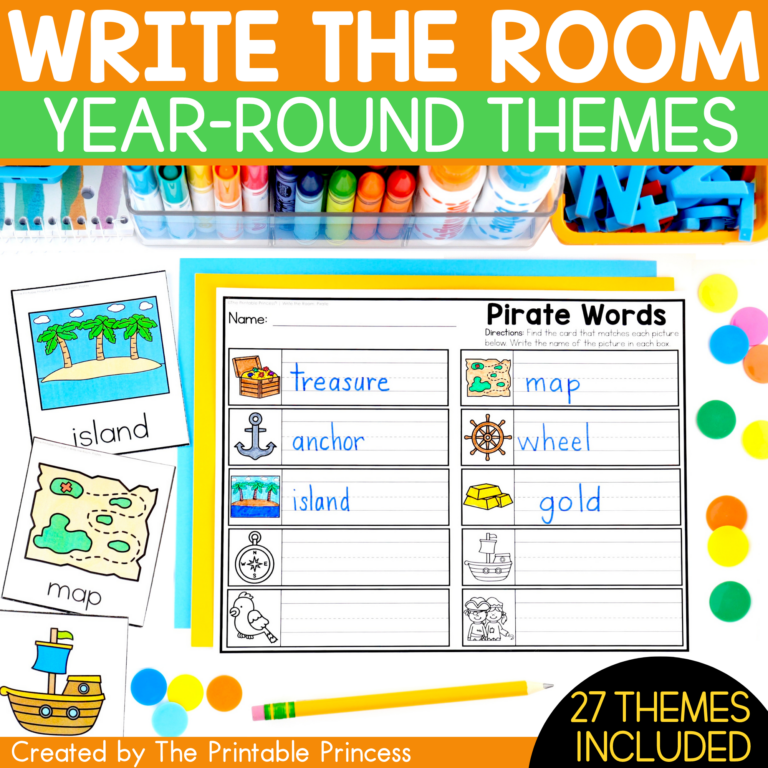Write the Room Year Round Themes {27 Activities Included}