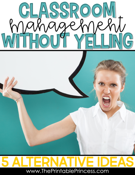 Classroom management is a big part of being a teacher and running a successful, productive classroom. We all strive to create a learning environment that is safe and effective. But sometimes, student's can push our buttons and we feel like we might lose our cool. It might feel like your students just won't listen to you unless you yell. In this article you'll learn why yelling is not an effective technique and the impact it can have on your students. You'll also discover five alternatives to help you have classroom management without yelling.